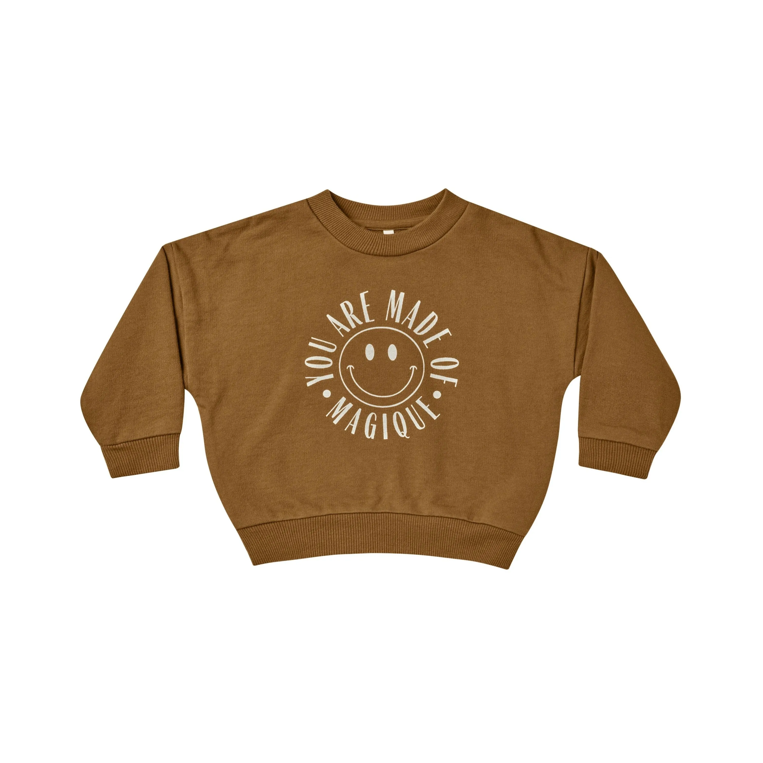 Rylee   Cru Sweatshirt - Chartreuse Made of Magique