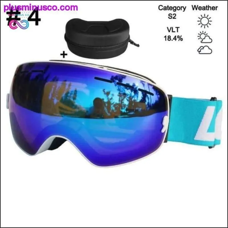 Ski Glasses & Snowboarding Goggles Eyewear Double Layers
