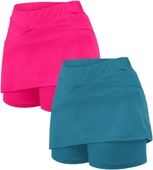 Skorts for Women with Pockets That Soft Lightweight Skirt Athletic Inner Pants for Running Tennis Golf Workout Sports