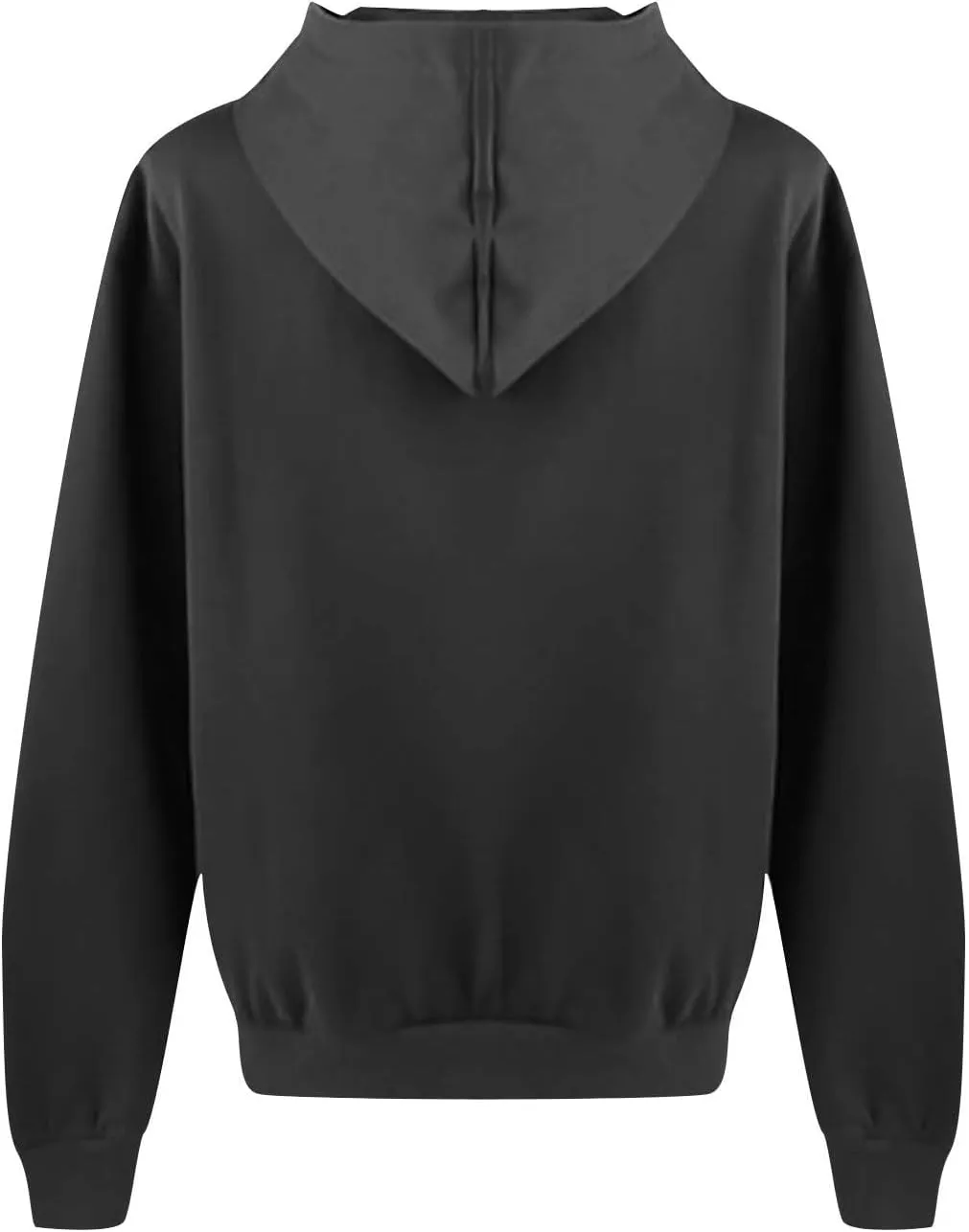 SMIDOW Womens Full Zip Up Hooded Sweatshirts Preppy Coats with Finger Hole Pullover Tops Pockets Fleece Fall Teen Girl Jacket