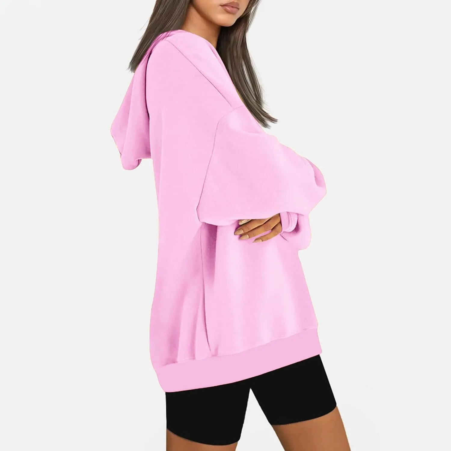 SMIDOW Womens Oversized Hoodies Sweatshirts Fleece Hooded Pullover Tops Sweaters Casual Fall Fashion Outfits 2023 y2k Clothes