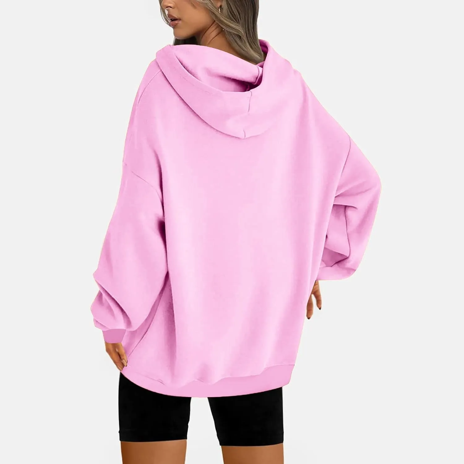 SMIDOW Womens Oversized Hoodies Sweatshirts Fleece Hooded Pullover Tops Sweaters Casual Fall Fashion Outfits 2023 y2k Clothes