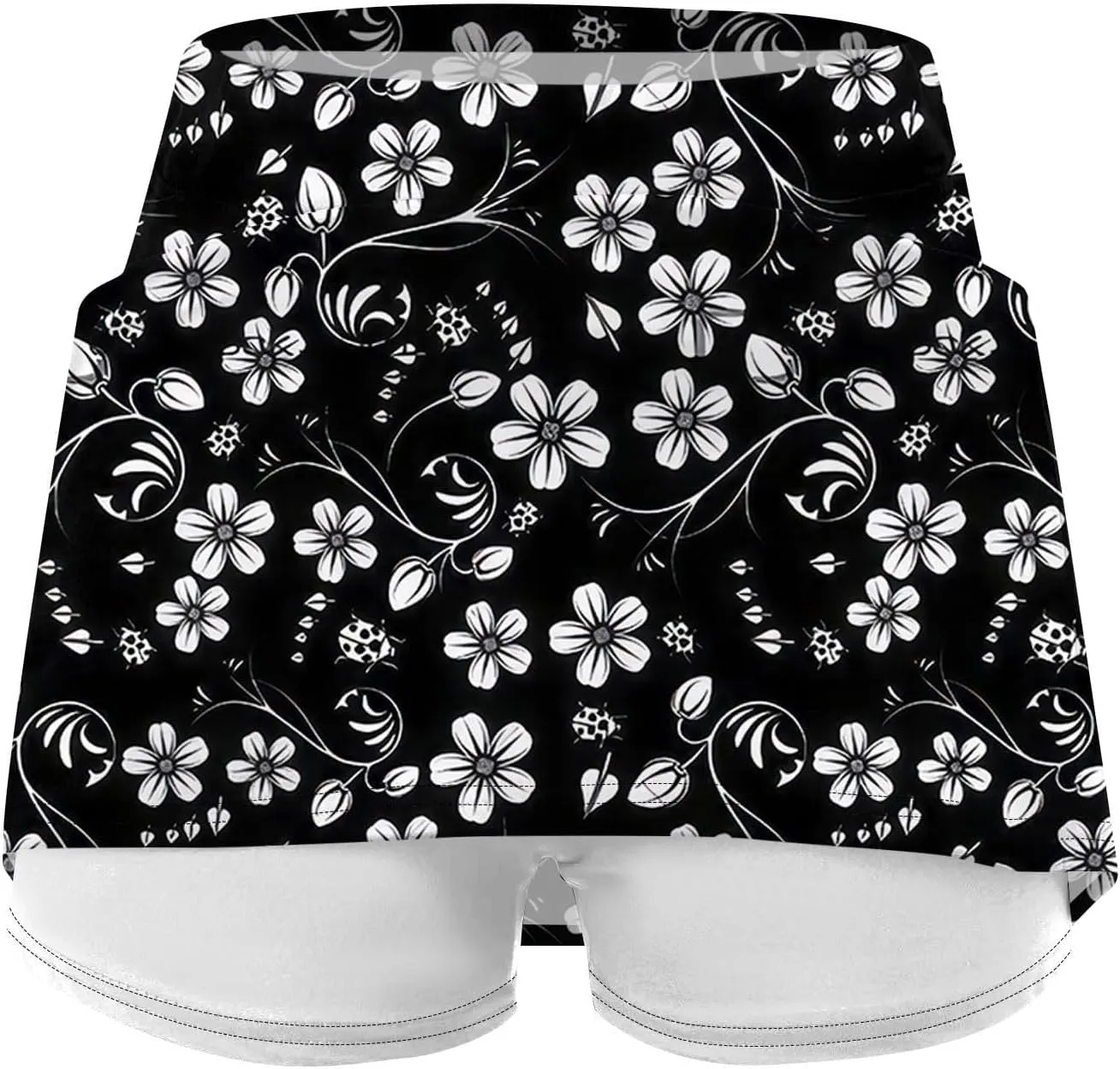 Summer Skorts for Women with Pockets 2025 Tummy Control Golf Tennis Short High Waist Active Casual Loose Soft Oufits