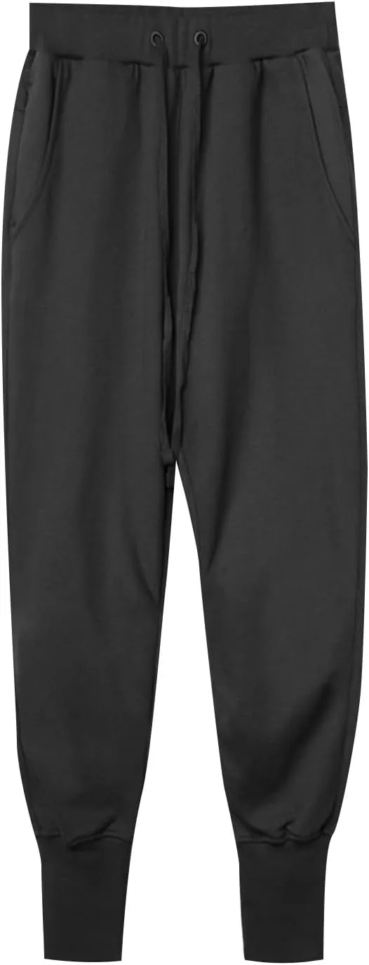 Sweatpants for Men Athletic Drawstring Elastic Bottom Slim Fit Casual Jogger Workout Running Lightweight Casual Pants