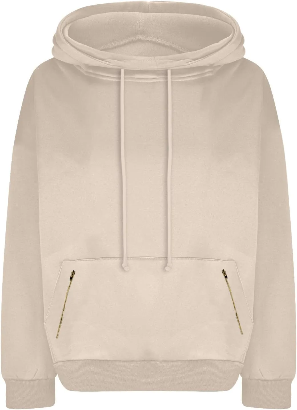 Sweatshirt for Women, Womens Cowl Neck Hoodies with Drawstring 2024 Fall Fashion Pullover Long Sleeve Shirts