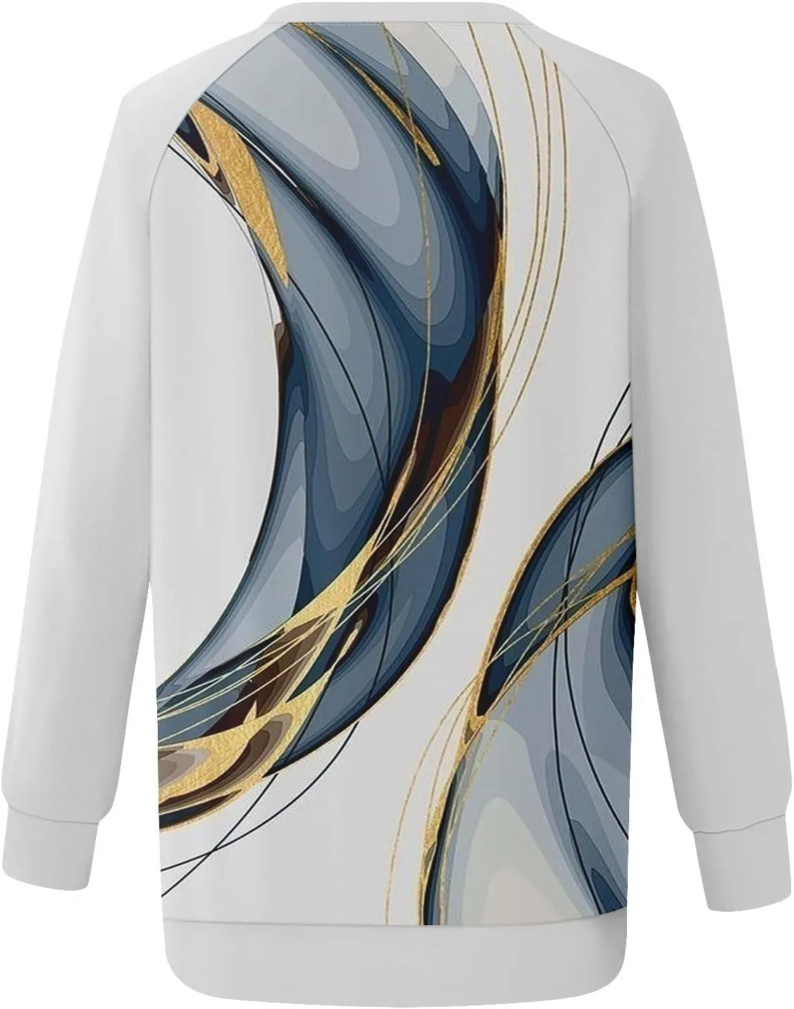 Sweatshirts for Women Crewneck Floral Print Vintage Tops Long Sleeve Casual Graphic Sweater Clothes