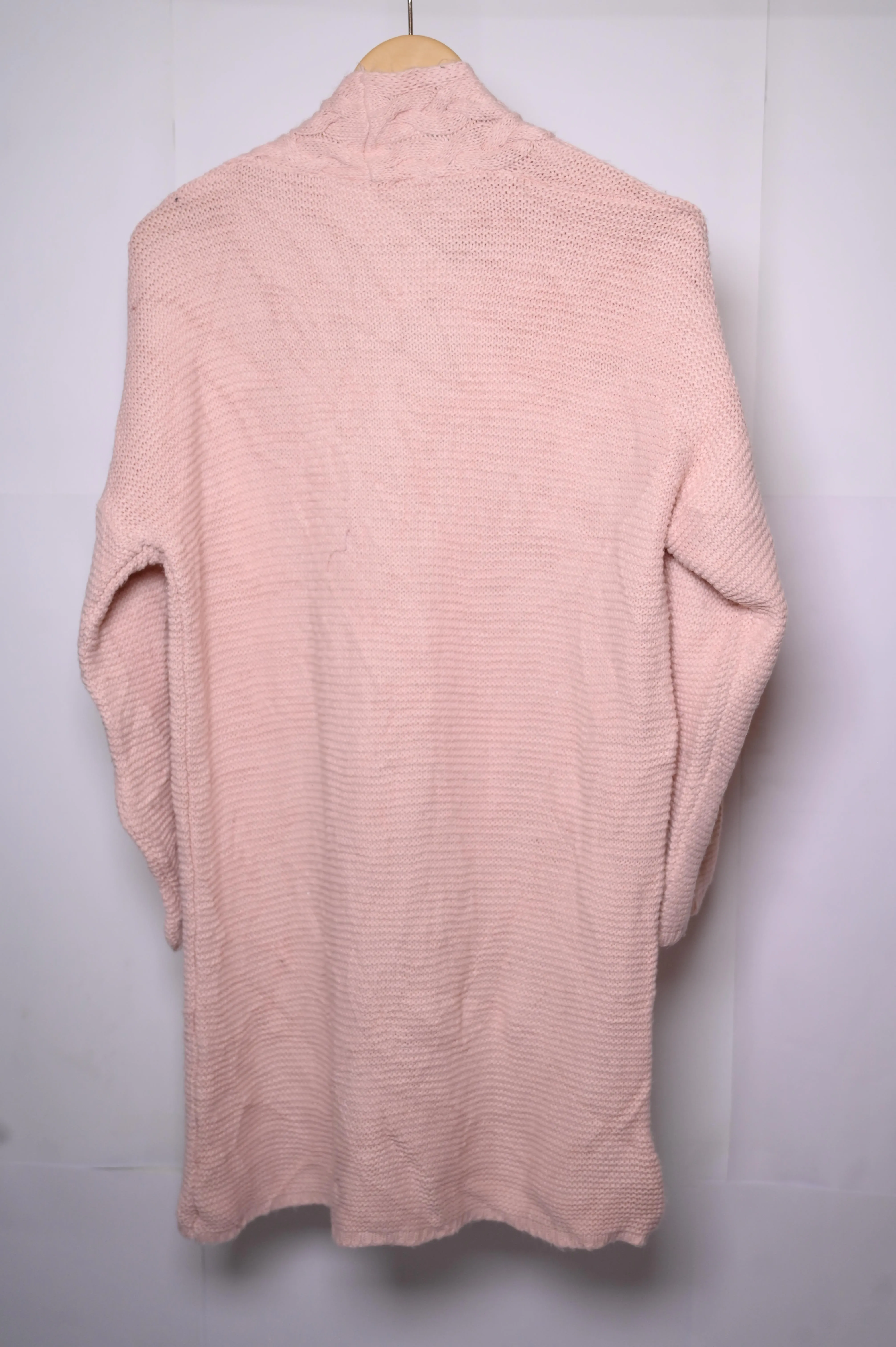 Sweet Baby Pink Acrylic Shrug
