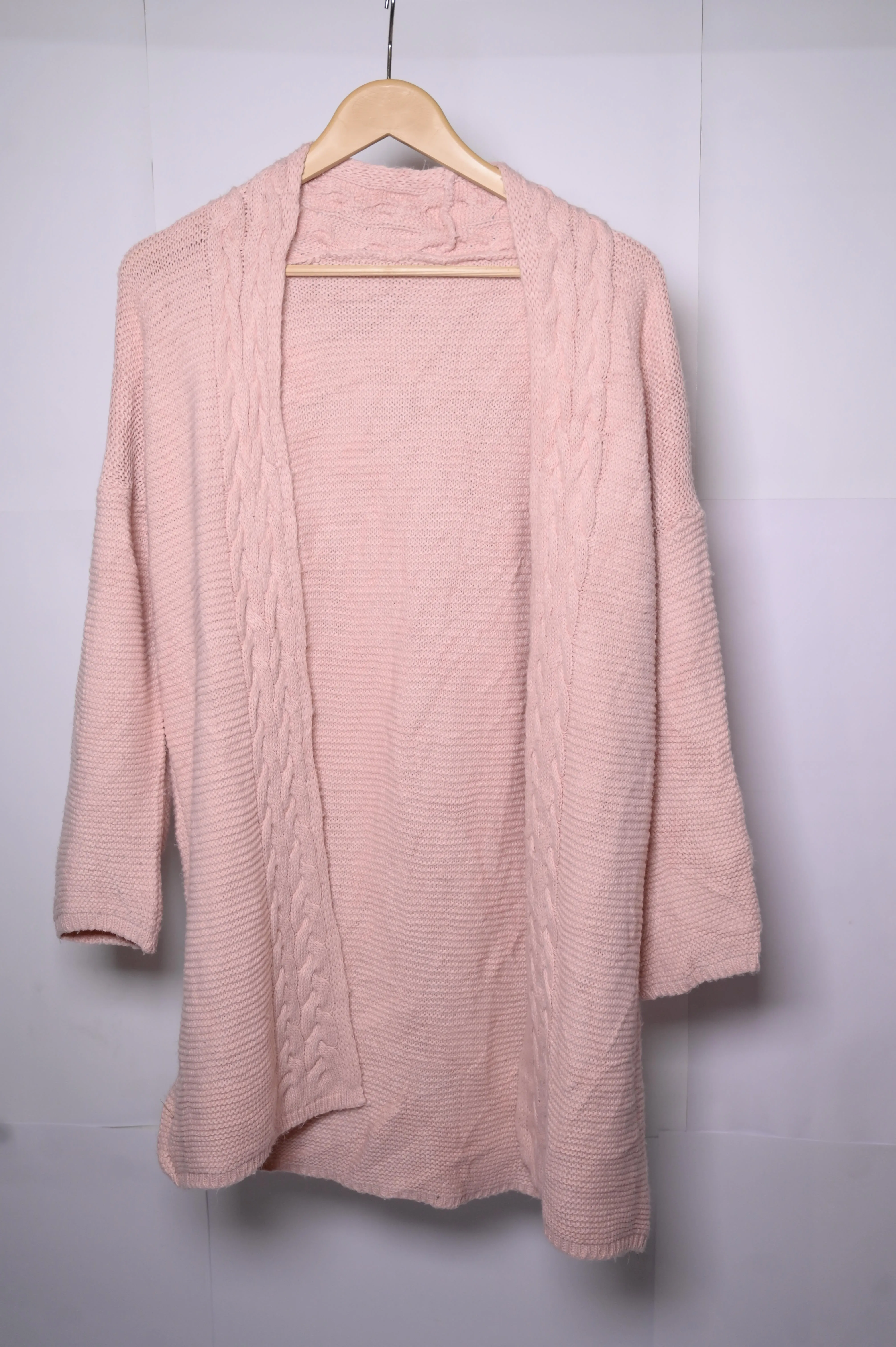 Sweet Baby Pink Acrylic Shrug