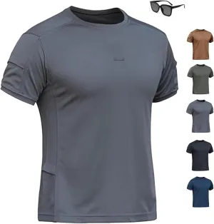 TactiShirt - Outdoor Performance Tactical Shirt, Men's Quick Dry Polo Shirt with Pockets for Tactical Outdoor Hiking
