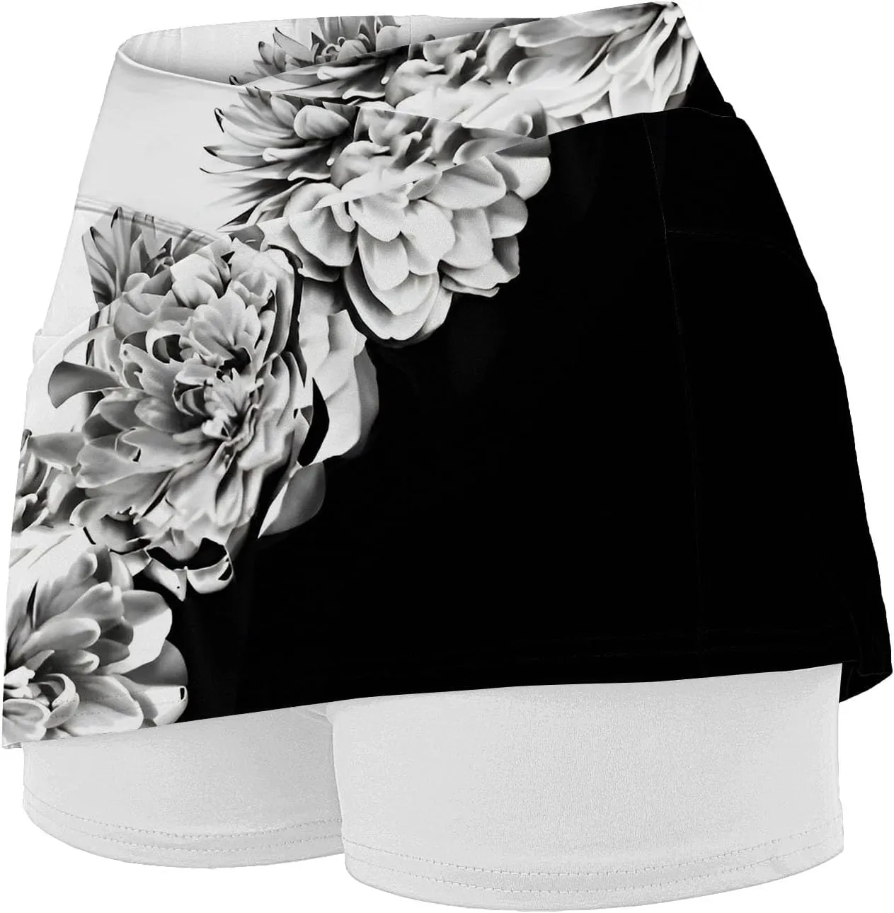 Tennis Skirts for Women with Shorts Tummy Control Athletic Golf Clothes High Waist Work Novelty Loose Plus Size Skort