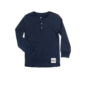 Toddler Henley - Indigo