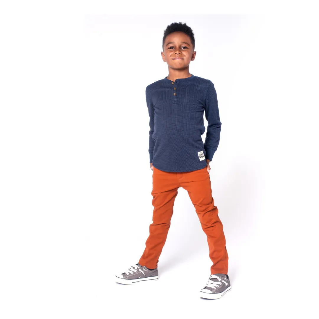 Toddler Henley - Indigo