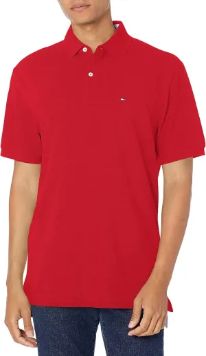 Tommy Hilfiger Men's Big & Tall Short Sleeve Cotton Pique Polo Shirt in Classic Fit