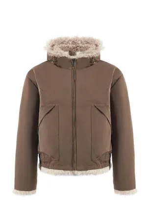 Urbancode Short Yeti Jacket in Chocolate