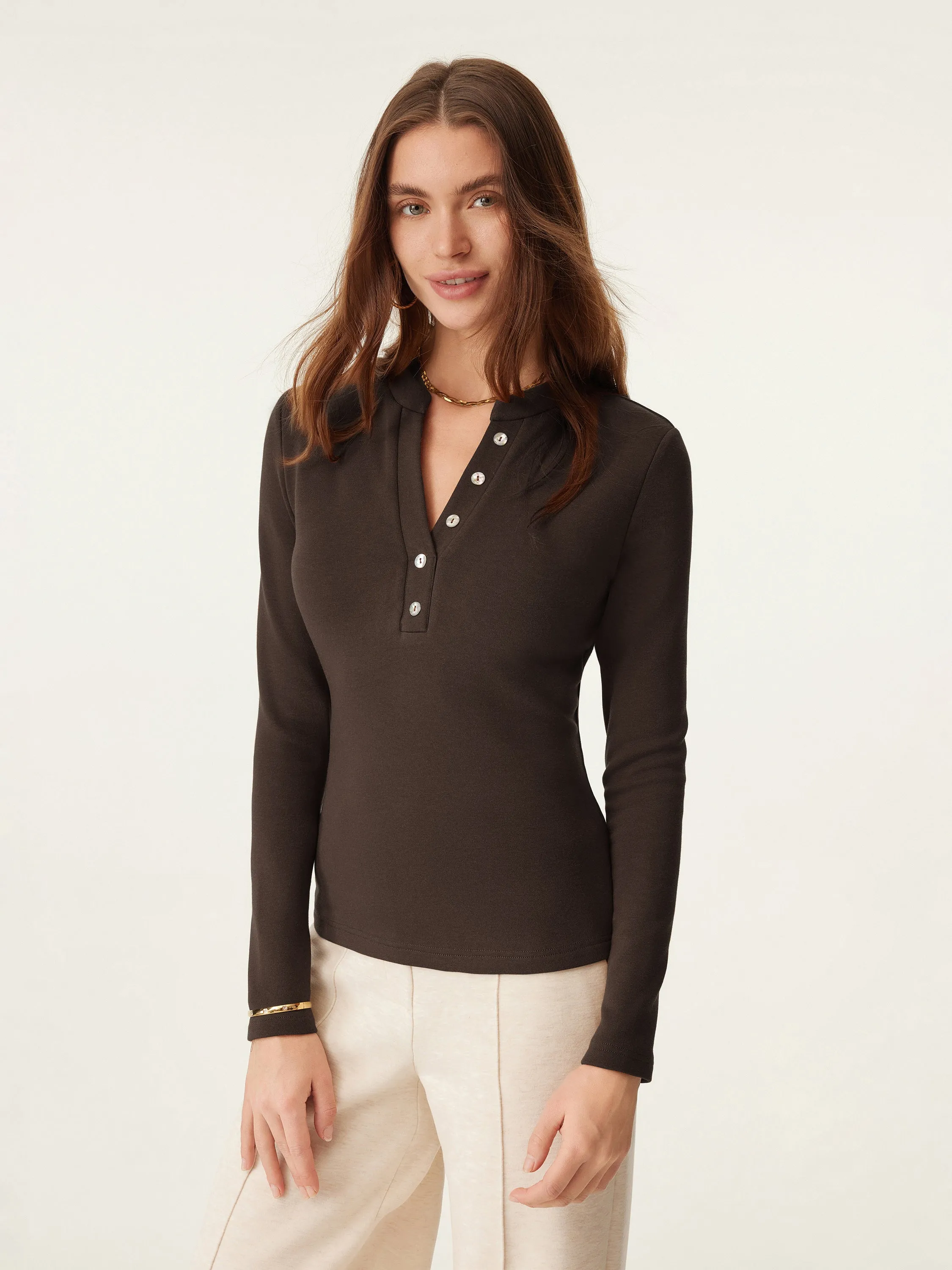 V-Henley Brami Top