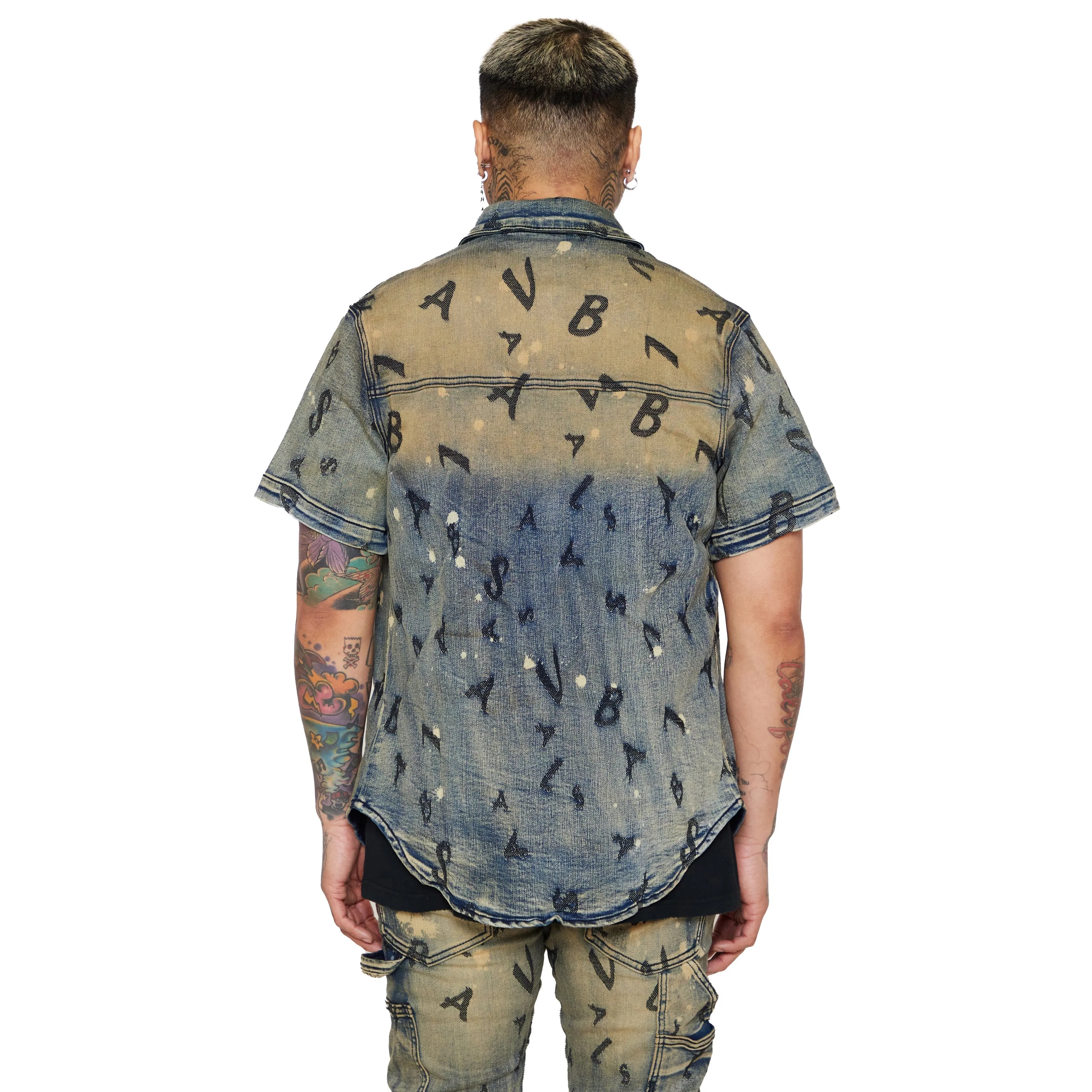 Valabasas "Solitare" Denim Button Up