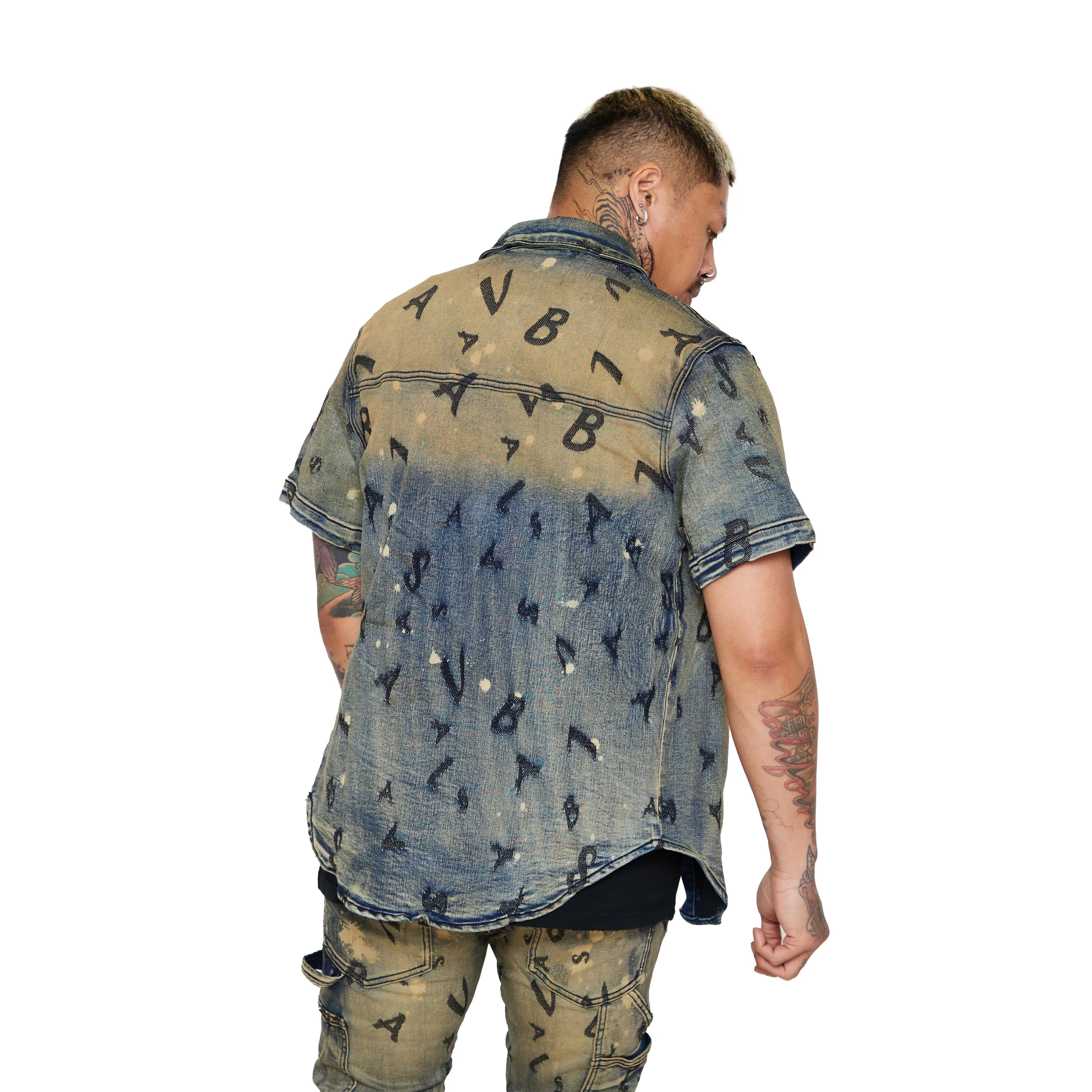 Valabasas "Solitare" Denim Button Up