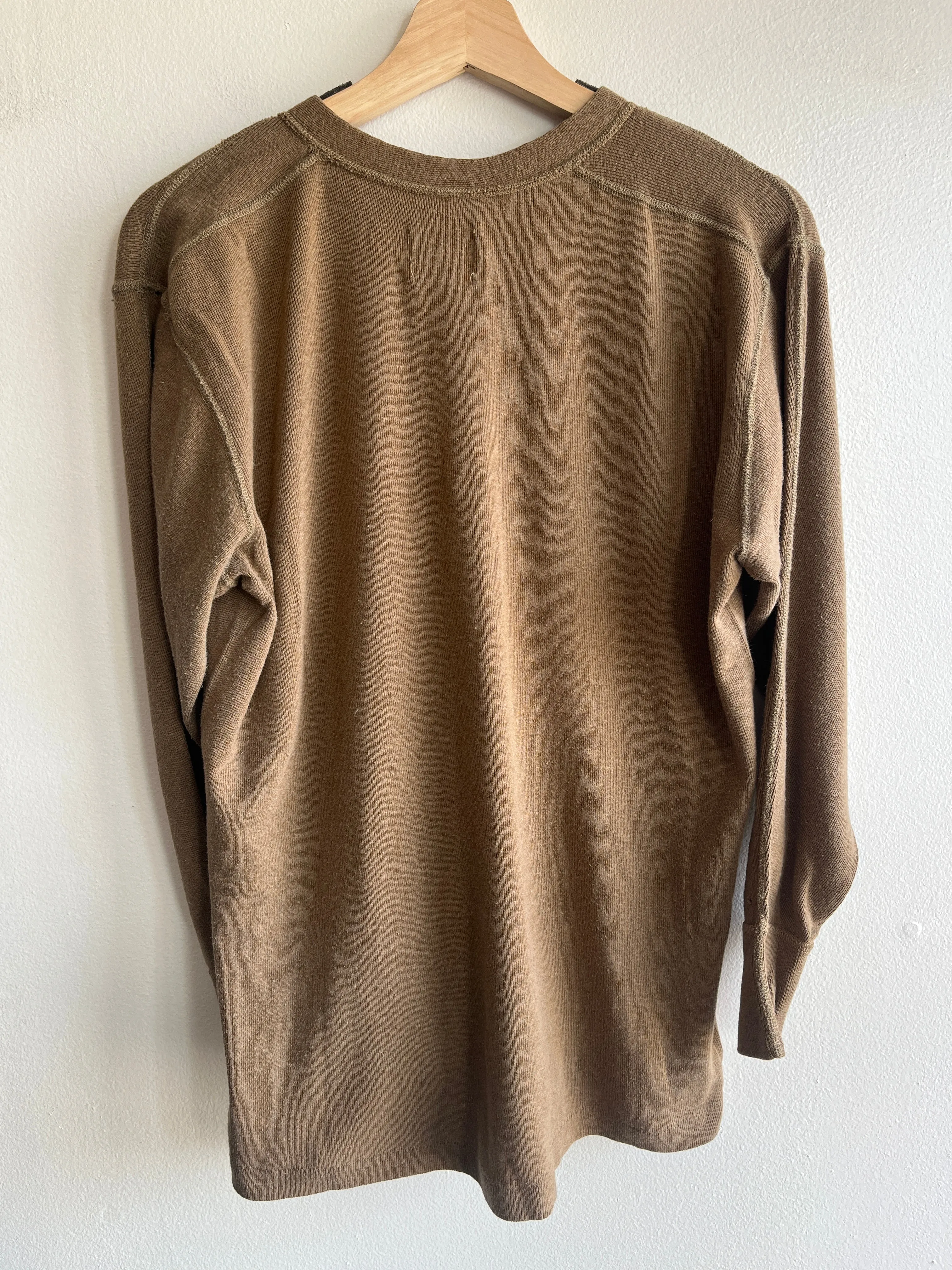 Vintage 1990s Military Issue Olive Thermal Shirt