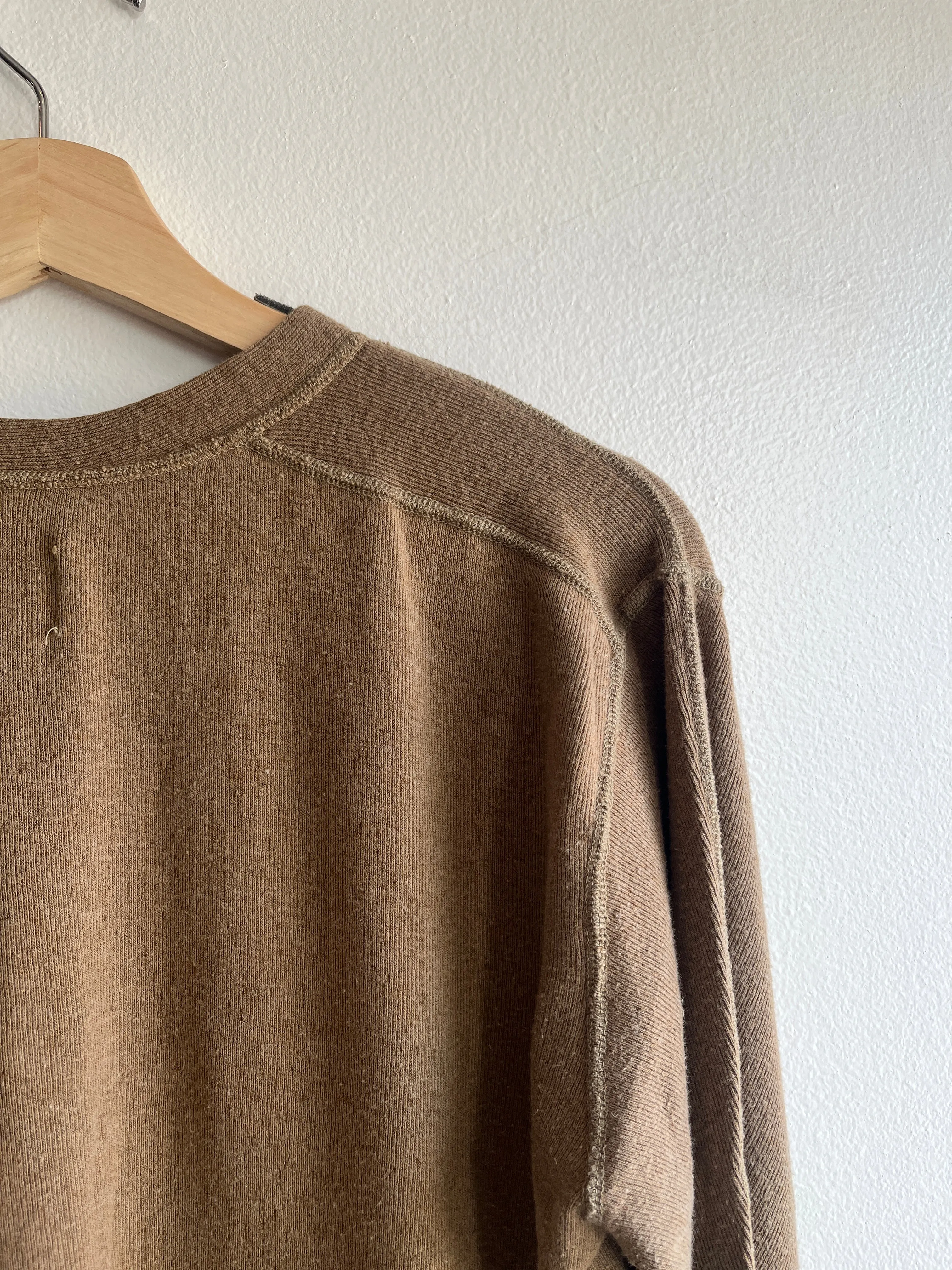 Vintage 1990s Military Issue Olive Thermal Shirt