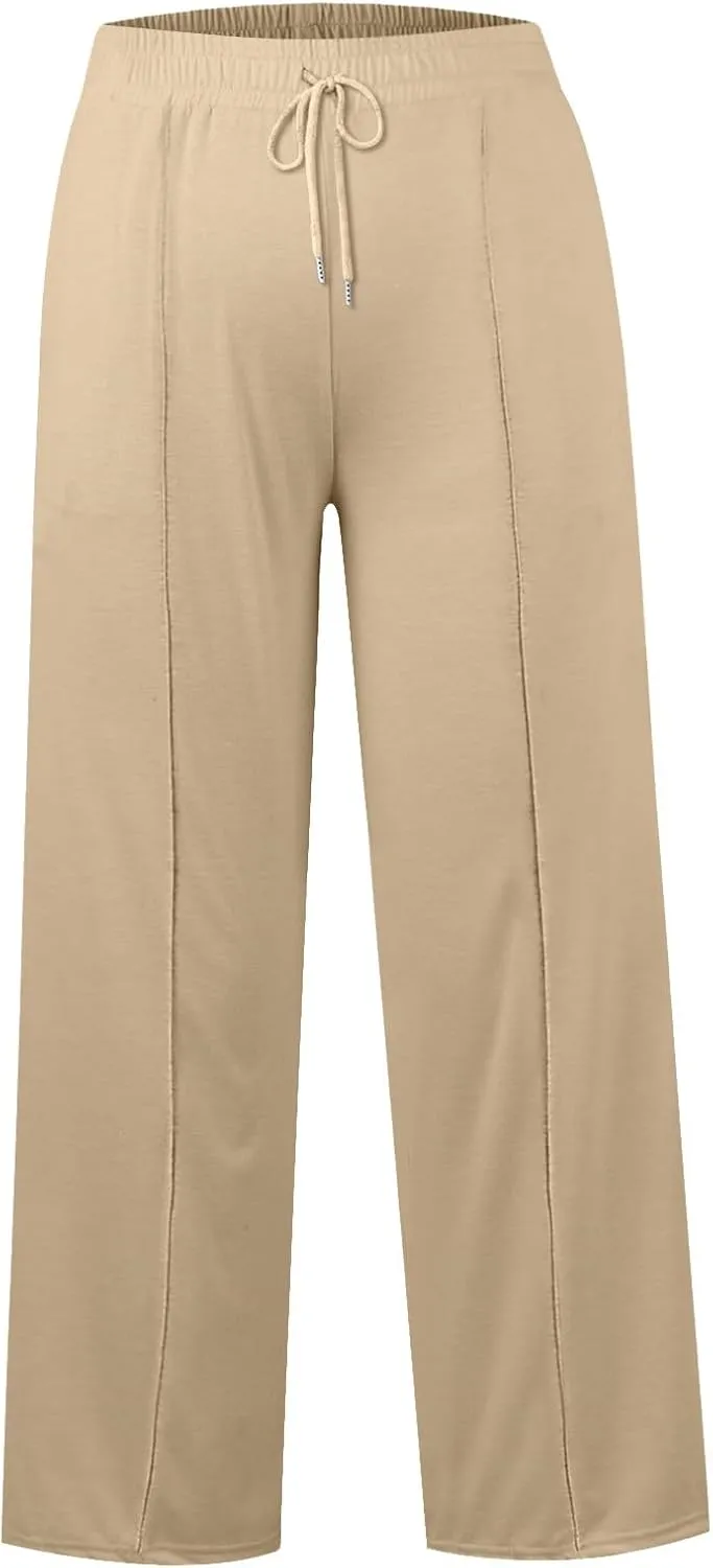 Wide Leg Pants for Women, Pants High Waisted Straight Leg Wide Summer