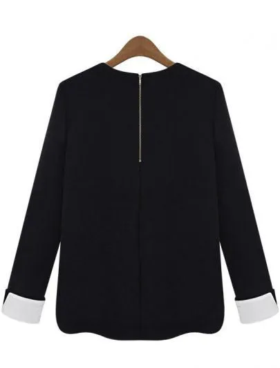 Women Clothes Fashion Blusas Femininas Sweatshirts Tops Vintage Black Long Sleeve hoodies sport suit