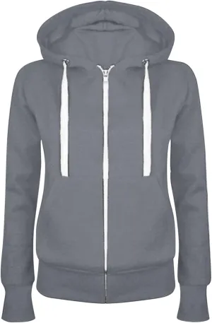 Women Fall Hoodies Long Sleeve Full Zip Up Sweatshirts Jackets Casual Comfy Fall Outfits Winter Clothes 2024