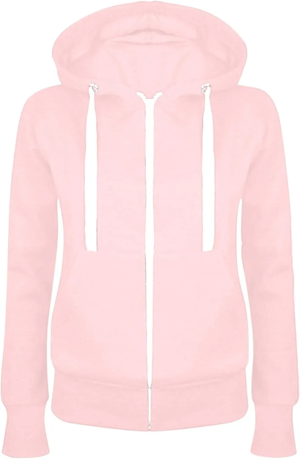 Women Fall Hoodies Long Sleeve Full Zip Up Sweatshirts Jackets Casual Comfy Fall Outfits Winter Clothes 2024