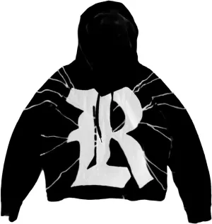 Women Y2k Graphic Hoodie Spider Letter Print Oversized Pullover Sweatshirt Long Sleeve Aesthetic Hoodies Streetwear