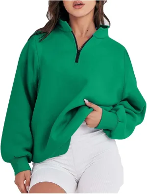 Womens 2023 Tredny Fall Zip Up Fleece Sweatshirt Puff Sleeve Pullover Tops Long Sleeve Fall Teen Girl Y2K Hoodies