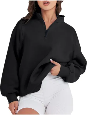 Womens 2023 Tredny Fall Zip Up Fleece Sweatshirt Puff Sleeve Pullover Tops Long Sleeve Fall Teen Girl Y2K Hoodies