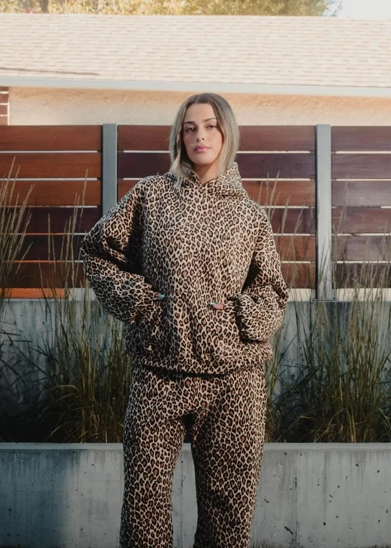Womens Camo Hoodie Y2k Oversized Leopard Print Hoodie Vintage Long Sleeve Sweatshirts Pullover Jackets Streetwear