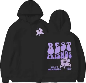 Womens Cute Hoodies Pink Hoodie Long Sleeve Oversized Letter Print Graphic Sweatshirts Teen Girl Y2K Preppy Clothes