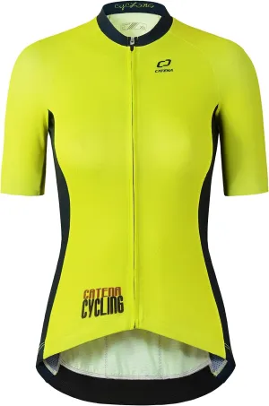 Women's Cycling Jersey Short Sleeve Shirt High Elastic Athletic Training Sports T-Shirt