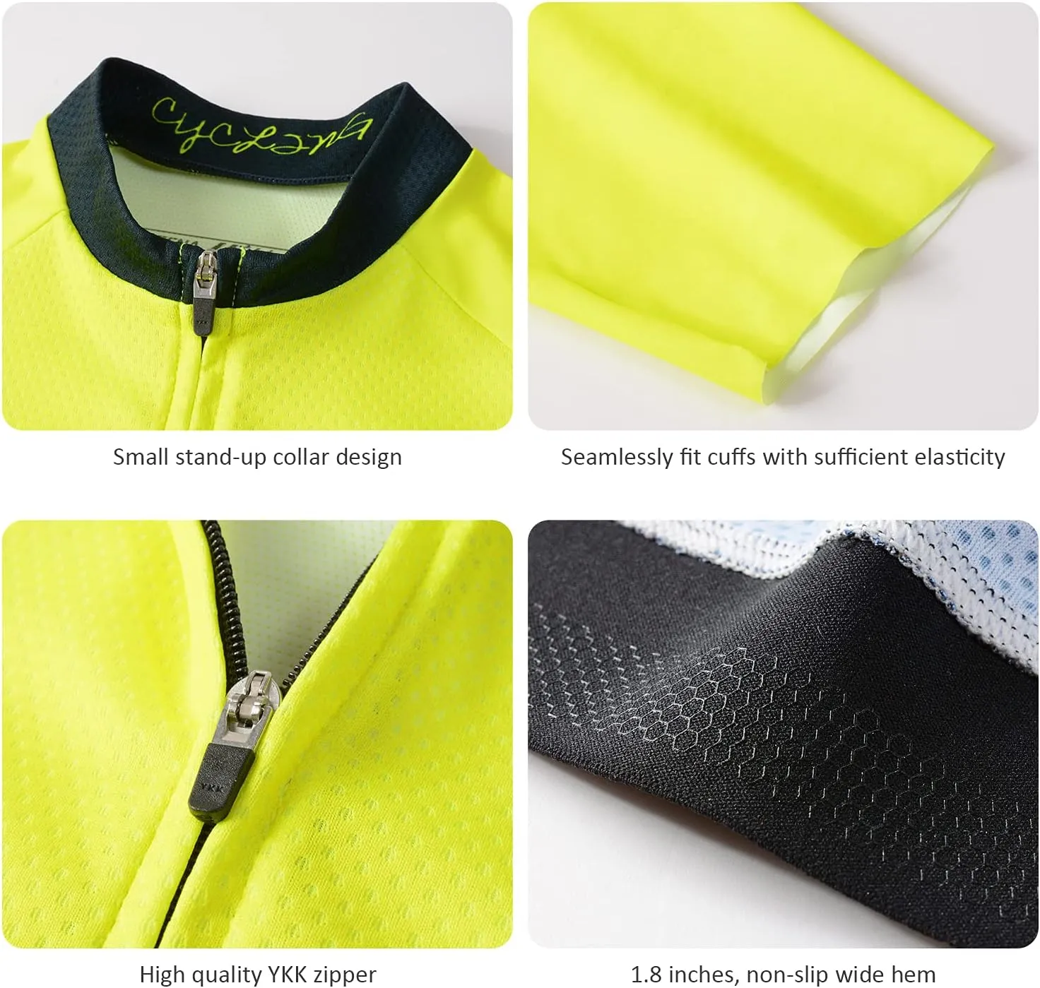 Women's Cycling Jersey Short Sleeve Shirt High Elastic Athletic Training Sports T-Shirt