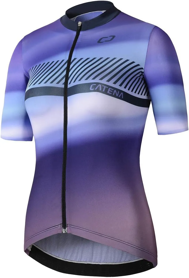 Women's Cycling Jersey Short Sleeve Shirt High Elastic Athletic Training Sports T-Shirt