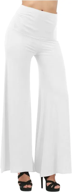 Women's Loose High Waist Wide Leg Pants Workout Out Casual Trousers Yoga Gym Flared Pants Palazzo Dress Pants