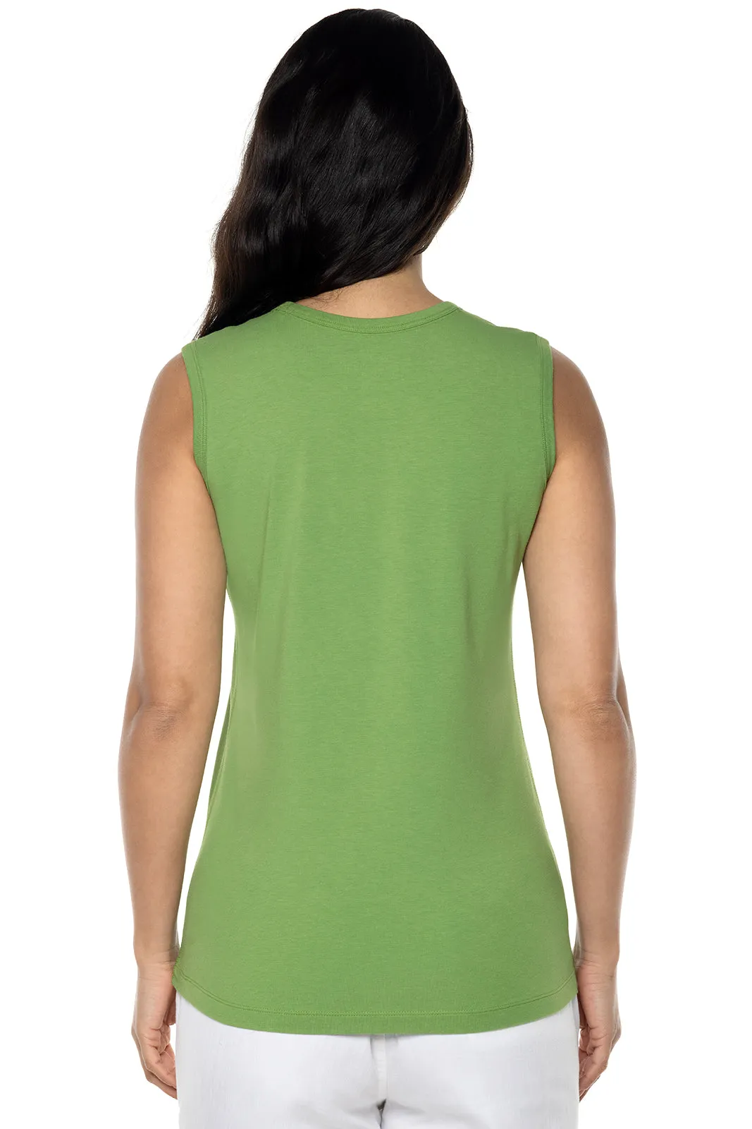 Women's LumaLeo High Neck Tank Top | Soft Fern