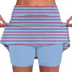 Womens Skorts with High Waist Pockets Tummy Control Plus Size Athletic Sports Pants Skirt Casual Pants for Women