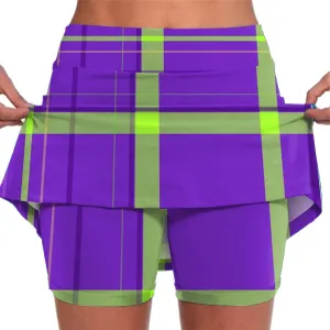 Womens Skorts with Pockets Summer Tummy Control High Waist Athletic Skorts Casual Work Vintage Fittted Micro Outfits