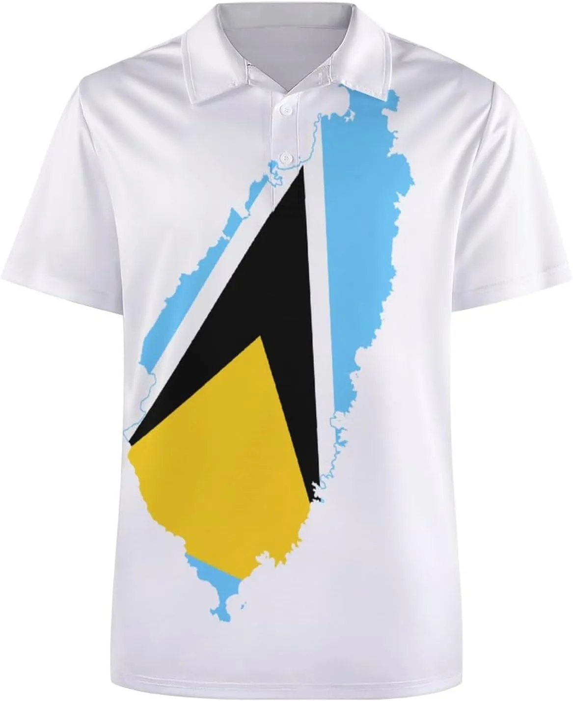 Women's Sport Palestine Flag Polo-Shirt Business Short-Sleeve Polo-Shirt for Women