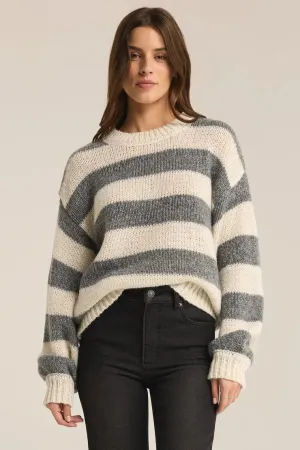 Z Supply Anders Stripe Crew Neck Sweater