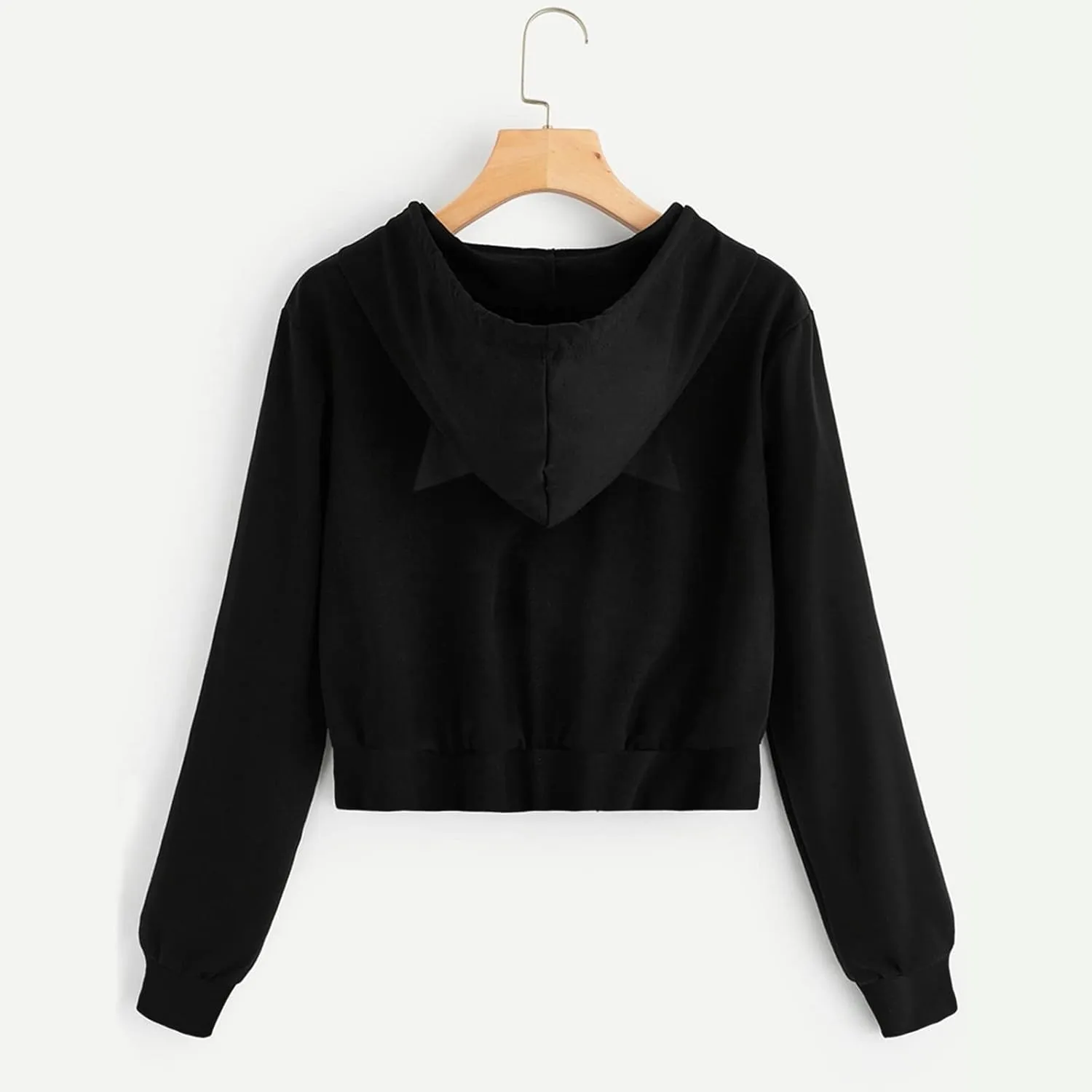 Zip Up Hoodies for Women Casual Solid Long Sleeve Zipper Pocket Shirt Hooded Sweatshirt Tops Hoodie Women plus Size
